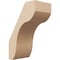 Ekena Millwork 5-inch W x 8-inch D x 12-inch H Stanfield Rough Cedar Woodgrain TimberThane Knee Brace, Primed BRCUR05X08X12STARCPR - alternate 1